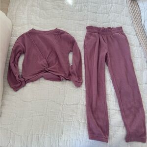 ZeroXposur Kids Matching Set in Mauve
